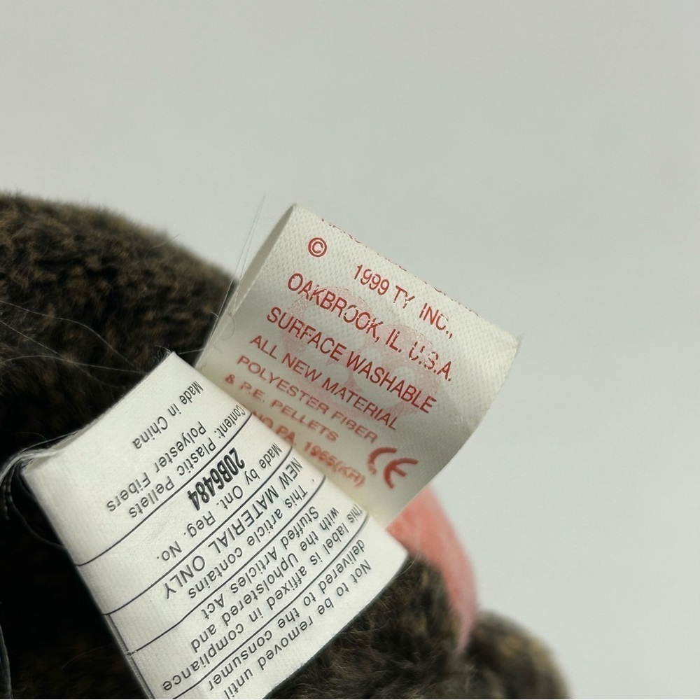 NWT Ty Beanie Babies Cheeks the Baboon May 18, 1999 Retired Vintage New Tags - Picture 5 of 5